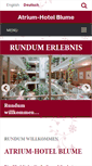 Mobile Screenshot of blume-baden.ch