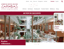 Tablet Screenshot of blume-baden.ch